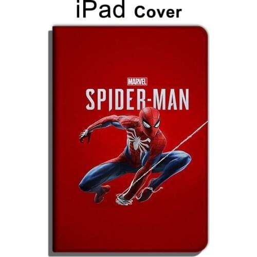 Marvel Spiderman Cover for IPad 10.2 2019 for IPad Mini 1 2 3 Case for 9.7 2017 2018 IPad Air 1 2 9.7 Tablet Soft Funda
