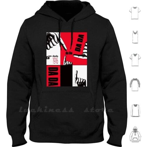 Dada Art Hoodie Long Sleeve Dada Art History Art Movement Dada Art Collage Dadaism