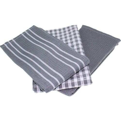 Classic Kitchen Towels, 100% Natural Cotton, The Best Tea Towels, Dish Cloth, Absorbent and Lint-Free, Machine Washable, 18 x 25