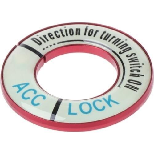 Car Ignition Key Hole Switch Ring Cover Trim For Peugeot 307 308 3008 Citroen C4