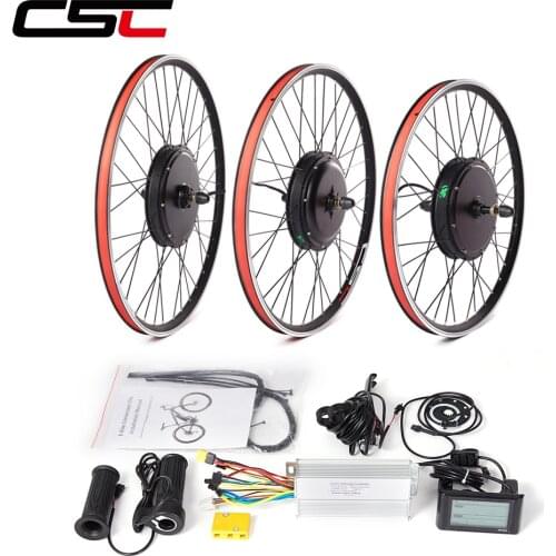 Electric bicycle Conversion Kit 48V 1000W Wheel hub Front rear Motor bike Kit for 20 24 26 27.5 28 29 inch 700C e-bike wheel