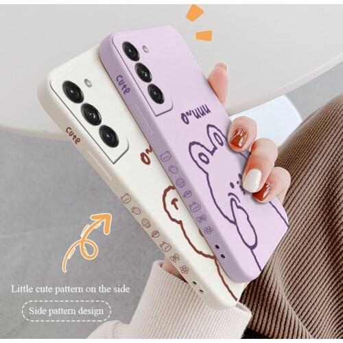 Minimalism Phone Case For Samsung Galaxy S21 S20 FE S10 Note 20 10 Ultra Plus A72 A52 A42 A32 A71 A51 A41 A31 A21S 4G 5G Cover