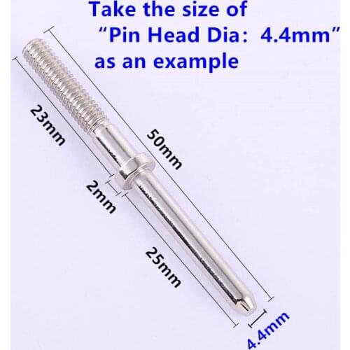 Thimble Electronic Test Positioning Column Multi-Function 100 Pcs / Bag Elastic Spring Positioning Pin Home Hardware Supplies