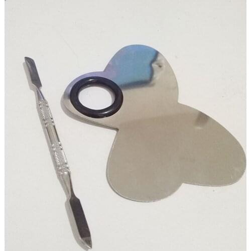 New Nail Art Palette Stainless Steel Butterfly Professional Color Toning Plate Manicure Pedicure Tools Nails Beauty Accessory