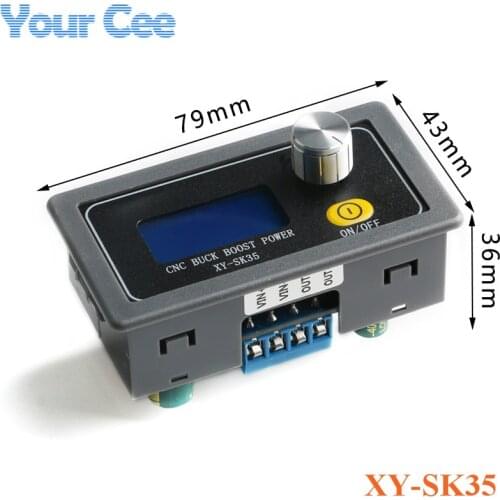 DC DC Buck Boost Converter CC CV Power Module Adjustable Regulated Solar Constant Voltage Constant Current Charging Board SK35