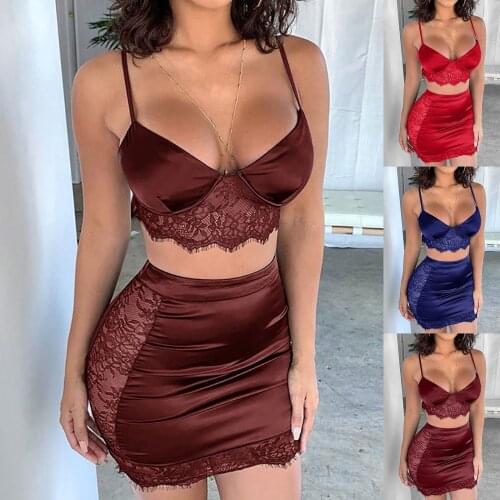 Sexy Solid Color Sensual for Ladies Panties Lace Stitching Fun Suit Skirt Lingerie Temptation Underwear нижнее белье женское