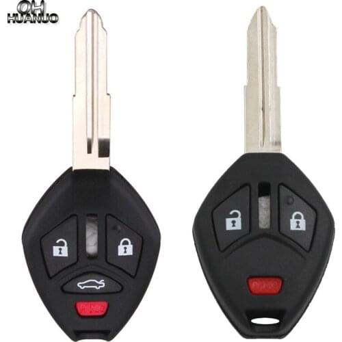 2+Panic or 3+Panic buttons Replacement Remote Key Shell key case cover for MITSUBISHI Galant Eclipse Outlander MIT11 Right blade