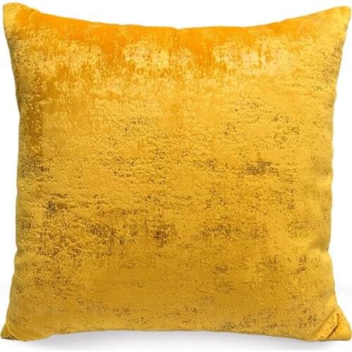 High Quality Bronzing Flannel Throw Pillowcase Abstract Home Decor Living Room Cushion Cover For Sofa Pillows 45x45cm Office Car