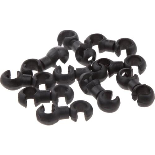 10Pcs Bike Bicycle S Shape Derailleur Brake Cable Housing Clear up Clip Brake Cable