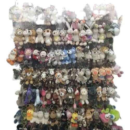 10cm Plush toy pendant Dinosaurs, sloths, giraffes, rabbits, hippos, monkeys, lions, orangutans,Pigs, koalas, Key chain