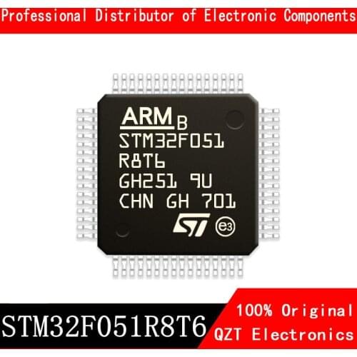 5pcs/lot new original STM32F051R8T6 STM32F051 LQFP64 microcontroller MCU In Stock