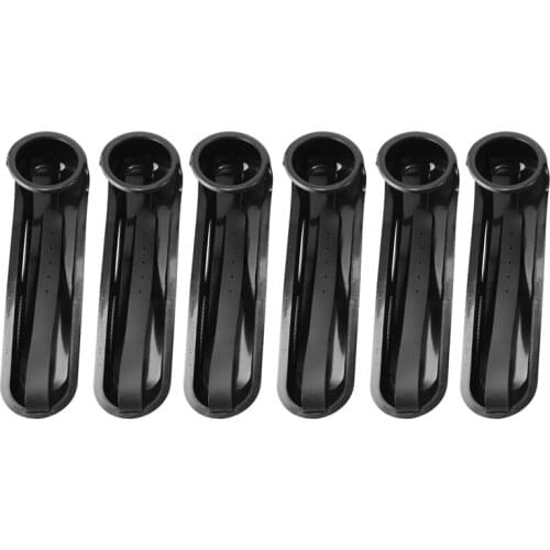 6PCS Pool Eight Ball Table Pocket Rail Slide Track Plastic Billiard Table Rail Pocket Billiard Table Rail Pocket