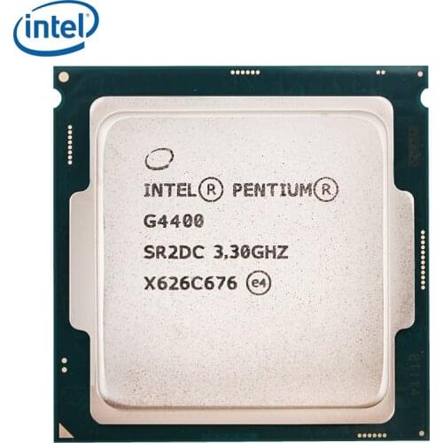 Second-hand Intel Pentium G4400 SR2DC Processor 54W 3MB Cache 3.3GHz LGA 1151 Dual-Core Desktop PC CPU tested 100% working