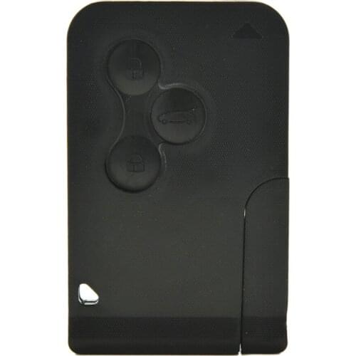 3 Buttons Uncut Blade Car Remote Flip Key Shell Case Fob Replacement Key Card For Renault Clio Megane Grand Scenic