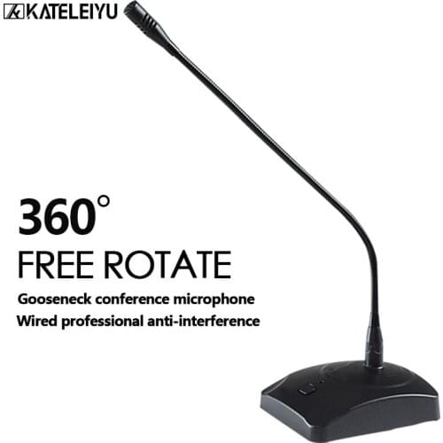 DB-38 professional flexible gooseneck condenser microphone desktop conference microphone high sensitivity
