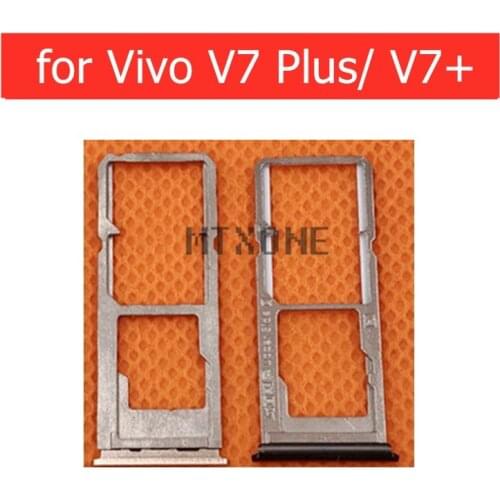 For Vivo V7 Plus/ V7+ Card Tray Holder Micro SIM Nano SIM SD Card Card Slot Adapter Holder Repair Spare Parts
