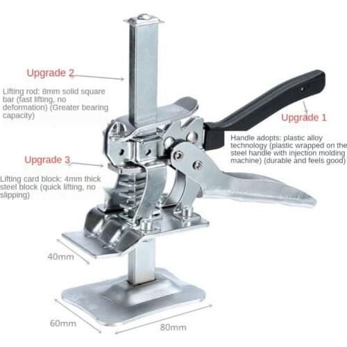 Viking LABOR-SAVING Arm Professional-Grade Constructed Stainless Steel Tile Height Precision Locator Wall Leveling Lifting Tool