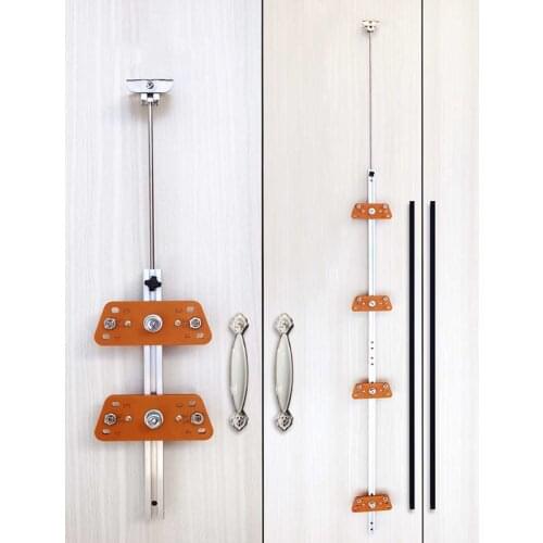 Handle Hole Locator Door Handle Knob and Pull Installation Jig Furniture Cabinet Hardware Jig Drill Guide Woodworking Tools