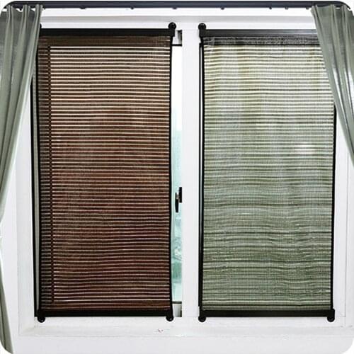 Portable Sunshade Curtain Window Pleated Blinds Shades Blind Roller Blackout Curtains Shades Window For Bedroom Living Room