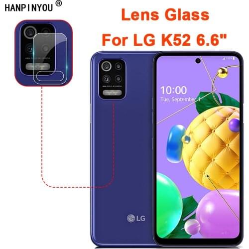 For LG K52 6.6" Clear Ultra Slim Back Camera Lens Protector Rear Camera Lens Cover Soft Fiber Tempered Glass Protection Film