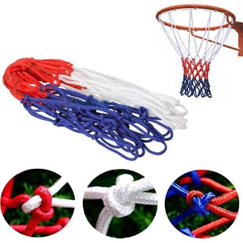 MAYITR Standard Nylon Basketball Net Thread Goal Hoop Mesh Outdoor Hanging Rim Backboard Basketball Match Training