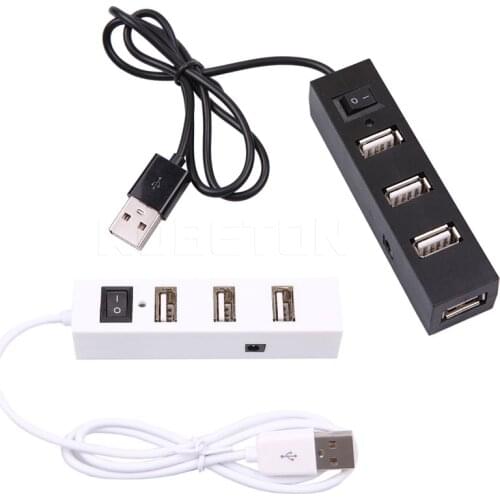 Kebidu super Speed USB 2.0 Hub 4 Ports USB HUB Splitter for PC Computer Laptop Notebook