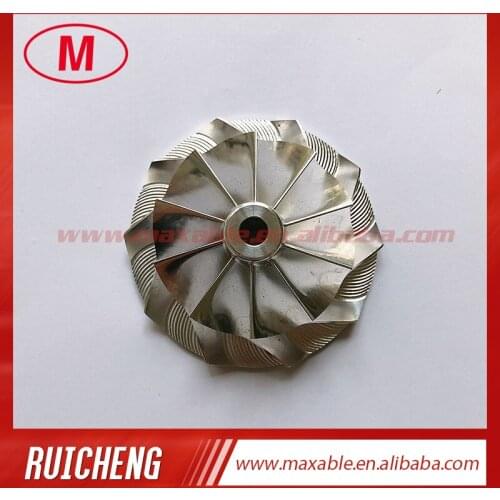 TD04 37.75/52.00mm 10+0 blades turbocharger billet/milling/aluminum2618 compressor wheel