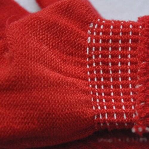 Boys Girls Snowflake Knitted Gloves for 5.11 Years Old Warm Full Finger Gloves 85DE