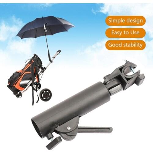 Adjustable Angle Universal Umbrella Holder Stand Accessory For Golf Cart Outdoor Sports Accessories