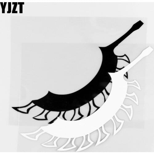 YJZT 14.9CM×16.0CM Personalized Combat Weapon Stab Blade Curved Knife Car Sticker Exquisite Vinyl Body Decoration Decal 1C-0138