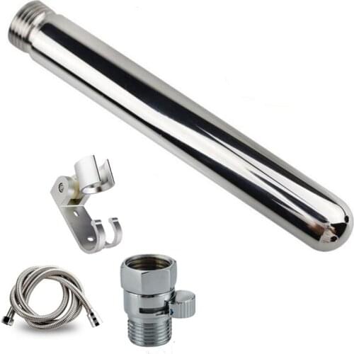 1set Portable Bidet Shower Enema Ducha Anal Shower Anal Cleaning Shower Enema Bidet Anal Toilet Anus Cleaning Enema Plug