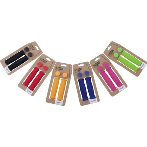 High quality ultra light 2 pieces/set bicycle handle soft sponge foam cover anti-skid strip bicycle accessories