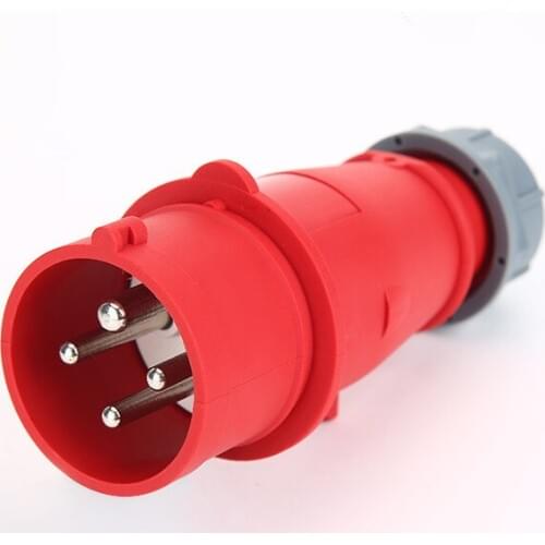 32A IP44 3P+E Waterproof Socket Electric Industrial Connector Plug 4P Male/Female Industrial Plug Socket