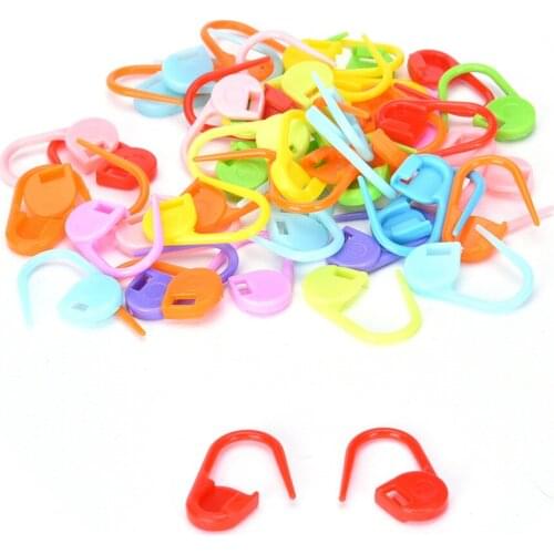 Sewing AccessoryColorful Plastic Knitting Weave Knitting Crochet Amazing Locking Stitch Needle Clip Markers Holder