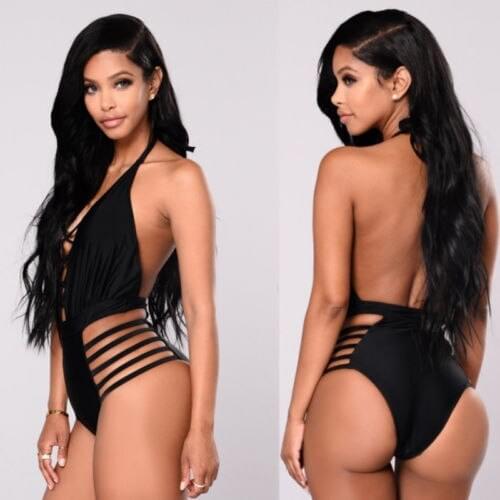 One Piece Bandage Push up Monokini Bikini Womens Swimwear Swimsuit bathing Suit Size S-XL