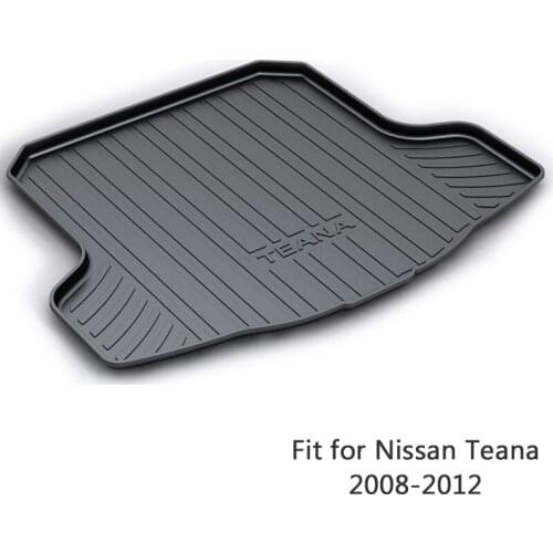 For Nissan Teana J32 2008 2009 2010 2011 2012 Boot Tray Waterproof Anti-slip Mat Accessories 1Set Car Cargo Rear Trunk Mat