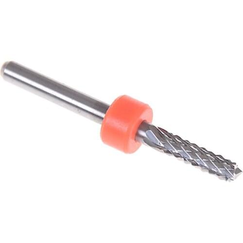 1PCS Carbide Tungsten Corn Cutter Cutting PCB Milling Bits End Mill CNC Router Bits For Engraving Machine 3.175mm