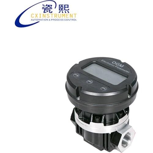 Oil Flow Meter with 25~250 L/min Test range Female Thread Connection Pulse Output and 0.5% Accuracy Digital Fuel Flow Meter