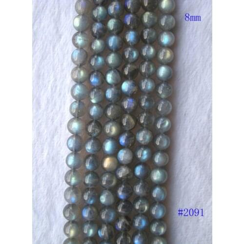 Natural Labradorite Round 8mm,7.5mm,6mm,5.5mm Loose Beads For Jewelry Making DIY Bracelet Necklace Earrings