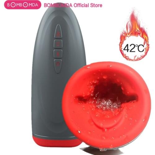 Masturbator for Men Sex Shop Toys Automatic Rotation Male Masturbator Cup Sex oral Suction Blowjob Real Vagina Sucking Vibrator