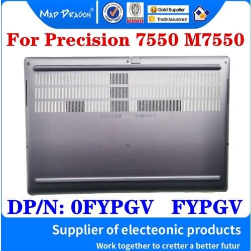New 0FYPGV FYPGV For Dell Precision 7550 M7550 Laptop Access Panel Door Cover Lower Bottom Cover Base Lid Back Shell silver gray