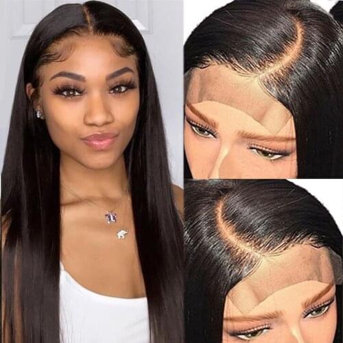 LS Lace Front Human Hair Wigs Straight Wig 4x4 Lace Closure Wig Human Hair Remy Brazilian Hair Wigs Body Wave Lace closore Wig