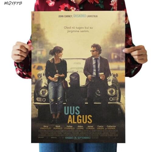 Movie Begin Again Kraft Paper Poster Home Room Wall Decoration Painting 50.5x35cm