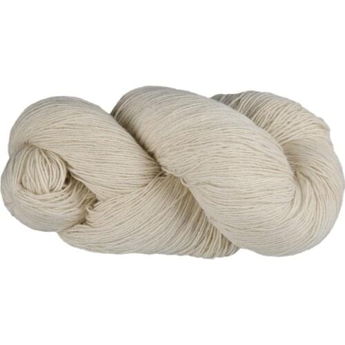 Tufting Yarn 100% Wool Yarn for Tufting Machine Hand Tufting Carpet Woollen Yarn 15.8oz / 450g (Raw White)