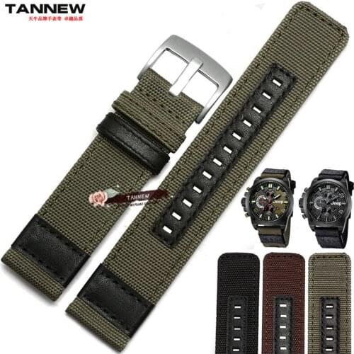 22 mm 24 mm high-quality canvas strap watch strap accessories jeep JP612 JP15201 JPC31222JPW609.JP15203 series