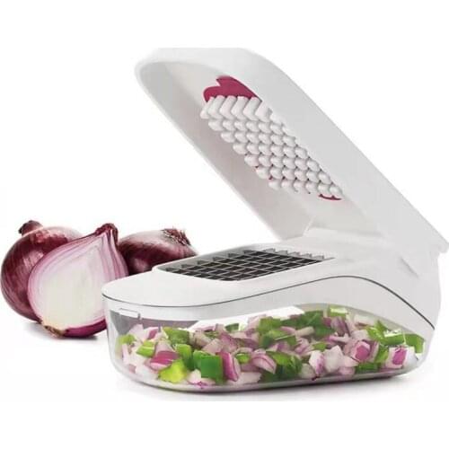 1PC Manual Vegetable Fruit Slicer Chopper Presser Cut Onion Vegetable Slicer Fruit Cheese Cutter Dicing Blade Kitchen Tool