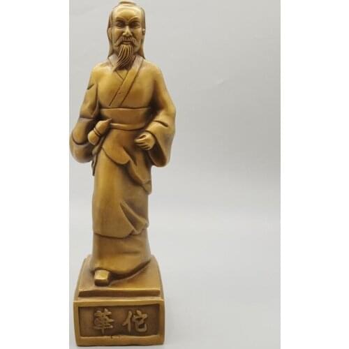 China brass God doctor Hua Tuo crafts statue