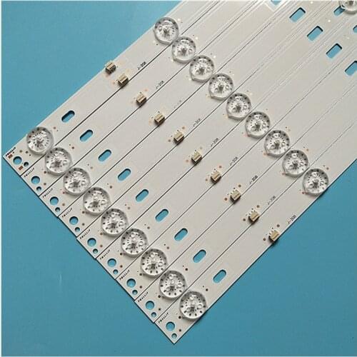 9pcs/set LED backlight strip for PEERLESS 55 Smart TV 5530 JS-D-JP5510-A61EC/B61EC E55DU1000 4K FHD