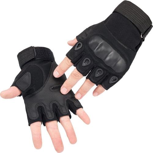 Tactical Military Gloves Hiking Glove Anti-slip Outdoor Riding Fighting Hunting Paintball Shooting Men Half-finger Gloves