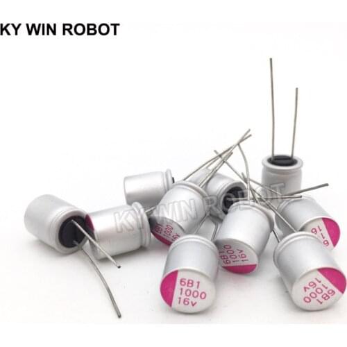 16V1000UF 10*13 DIP Solid Electrolytic Capacitor 1000UF 16V 10X13mm Solid Sate Capacitor High Quality